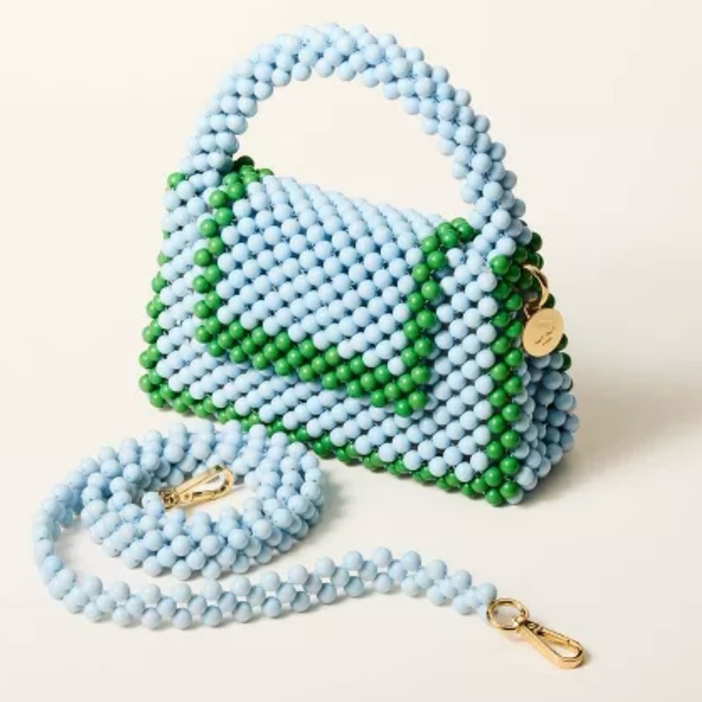 NWT Colorblock Beaded Crossbody Bag - kate spade new york x Target Green/Blue